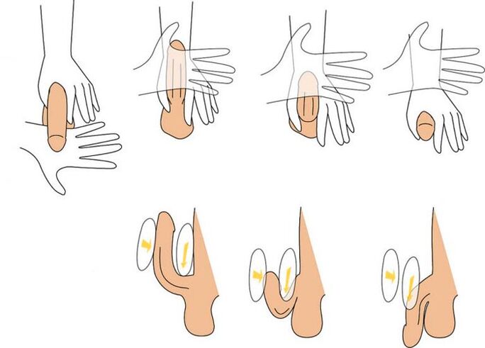 flexing the penis to enlarge it