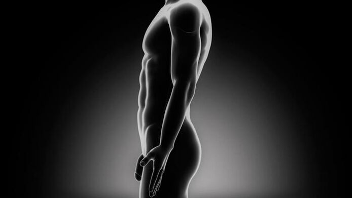 man doing exercises to enlarge his penis