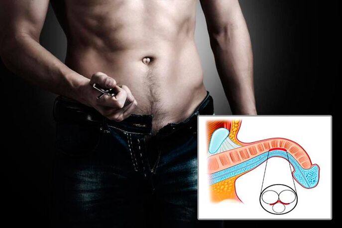 man unzips his fly for penis enlargement exercises